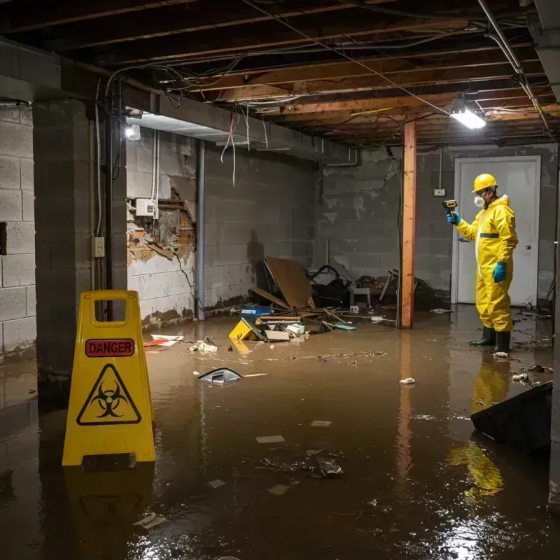 Flooded Basement Electrical Hazard in Fountainebleau, FL Property